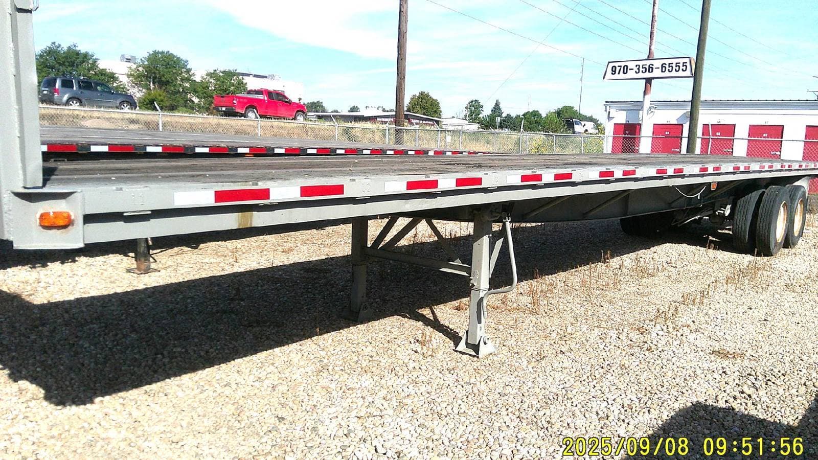 1988 Great Dane 48ft Flatbed Trailer image 8
