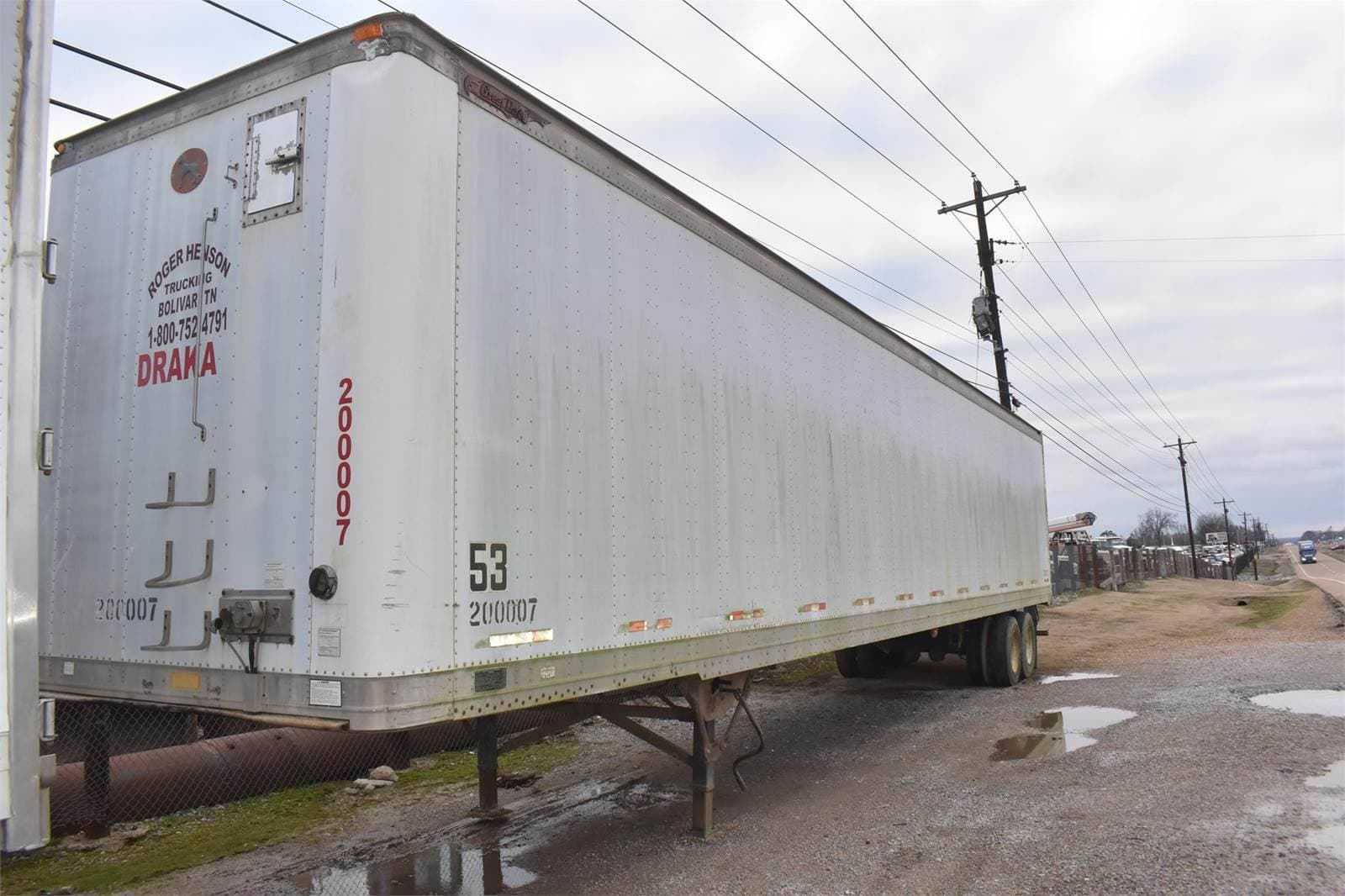 2000 Great Dane 53` Dry Van Trailer image 1