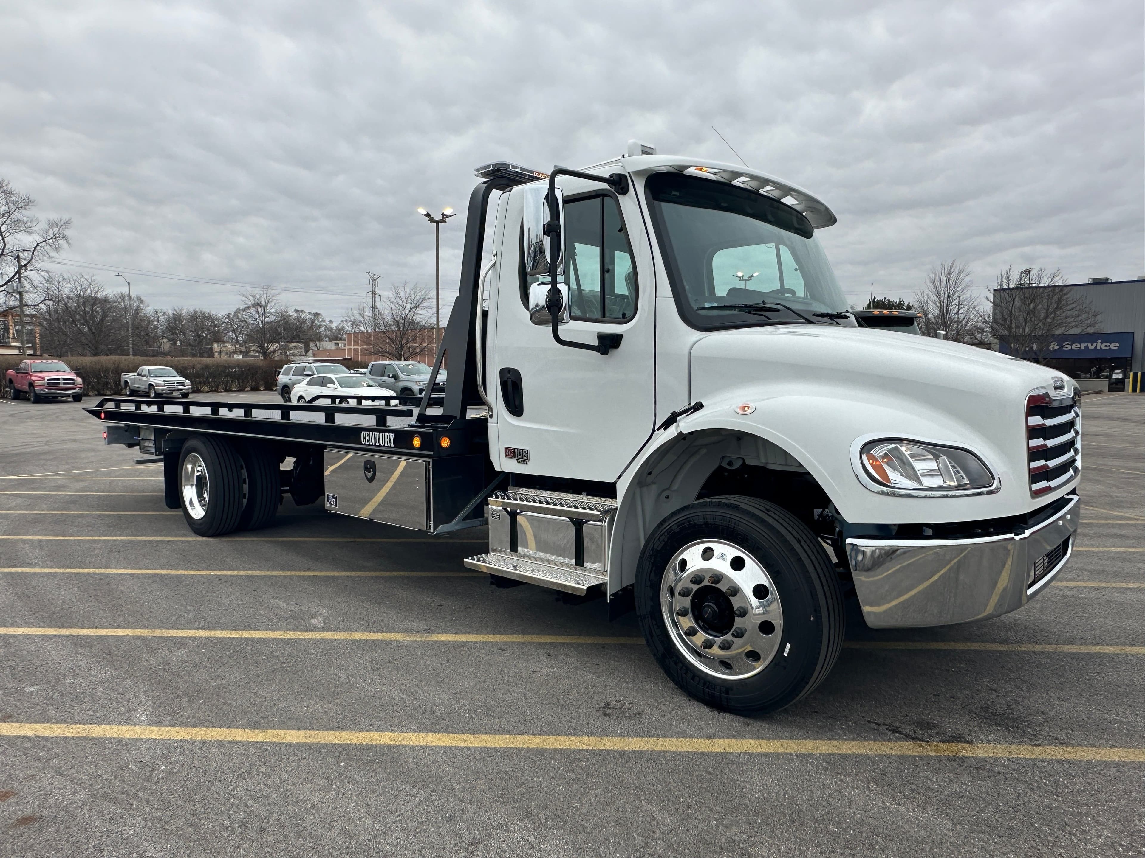 2025 Freightliner M2 106 Medium Duty CENTURY 21.5' STEEL CARRIER  (SK#: 6109C) image 6