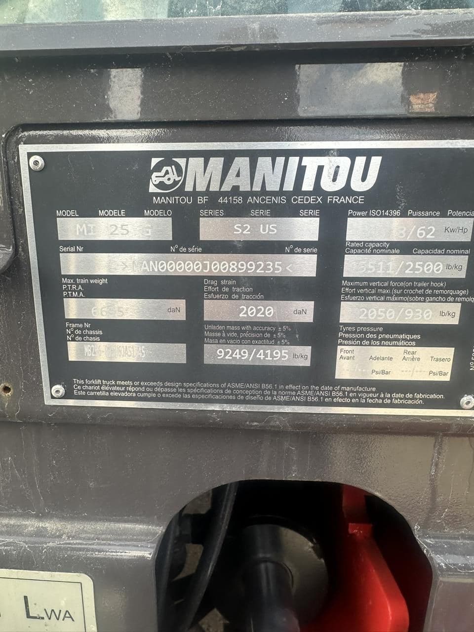 2024 MANITOU MI25G FL9235 image 8