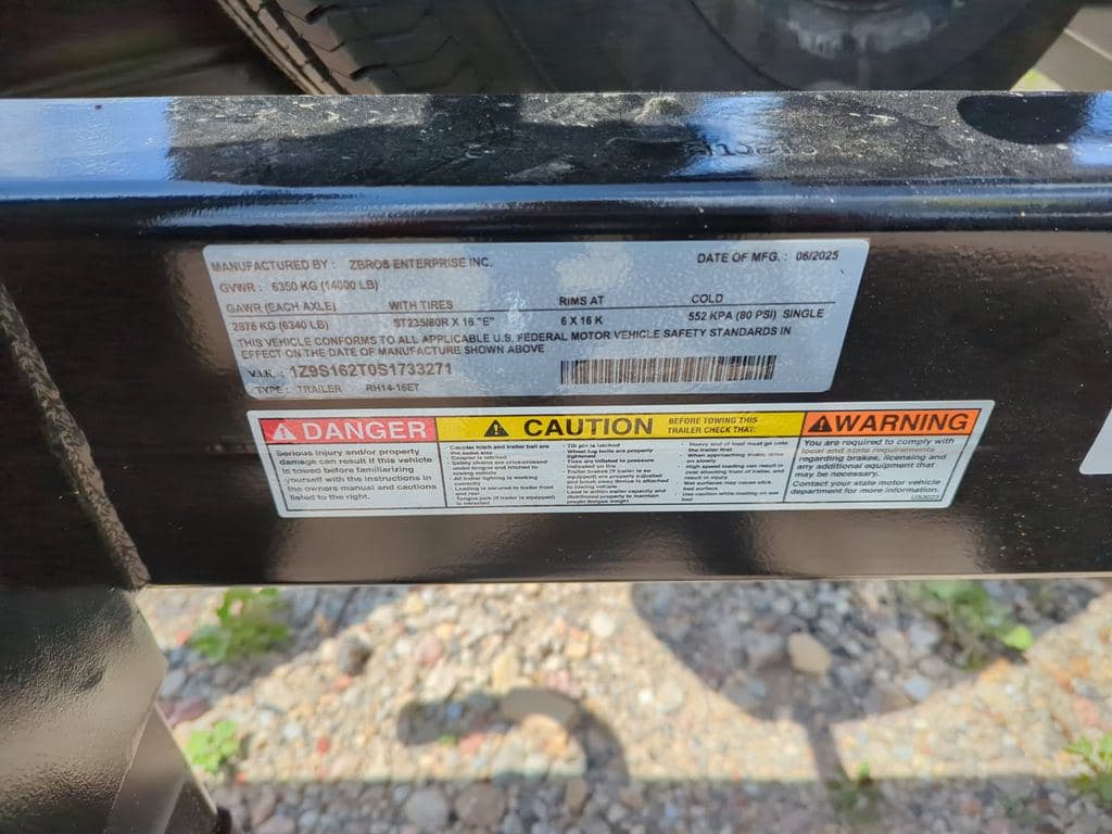 2025 REDI HAUL TRAILER RH14-16ET image 2