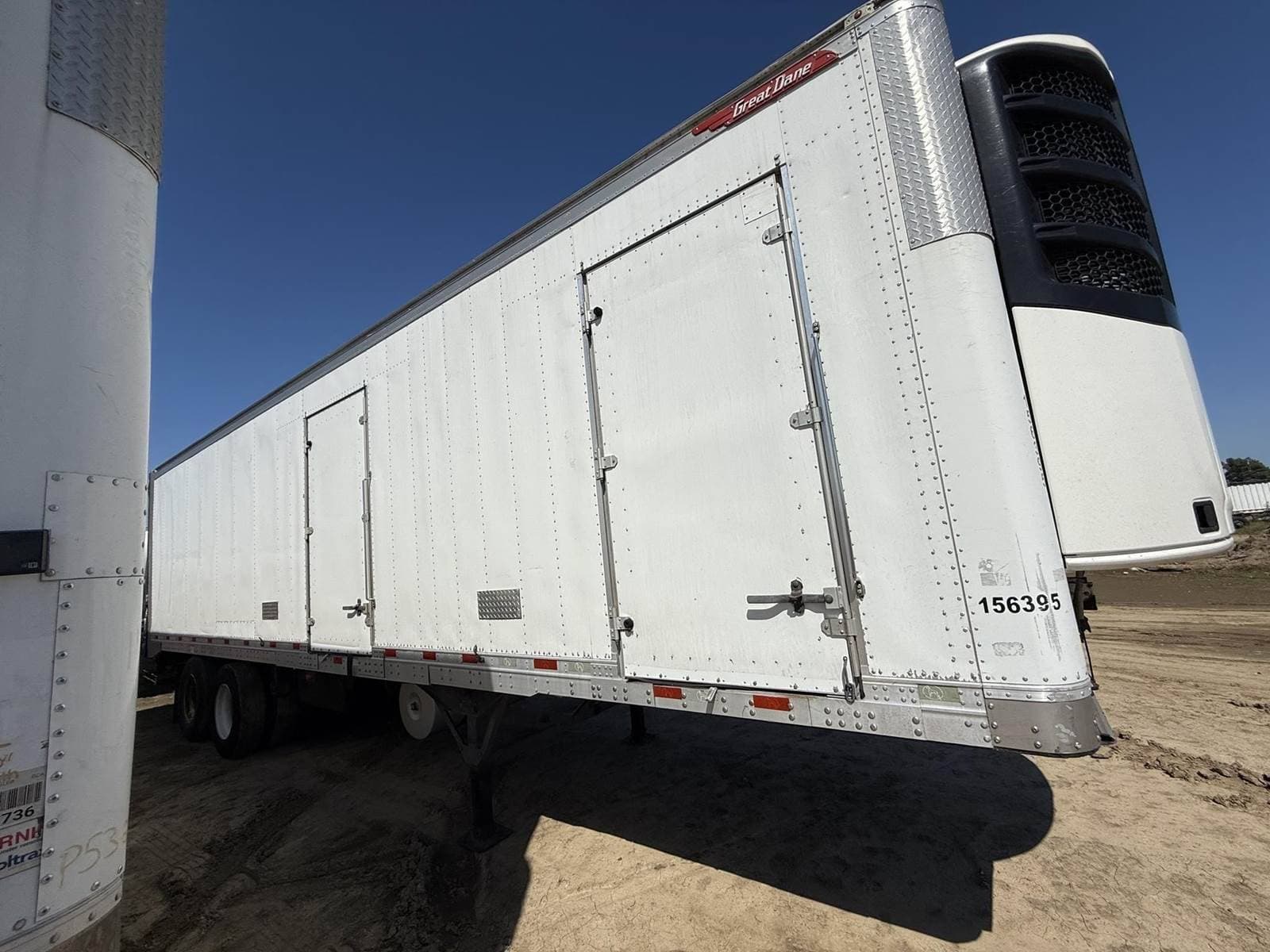 2017 Great Dane 36 ft Reefer Trailer - Sliding Axle, Roll up Door, Thermo King image 5