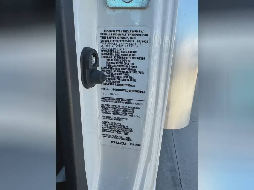 Used 2023 CHEVROLET Cabover Truck - COE, Moving Van, Box Truck - Straight Truck - LOW CAB FORWARD 4500 HD For Sale image 12