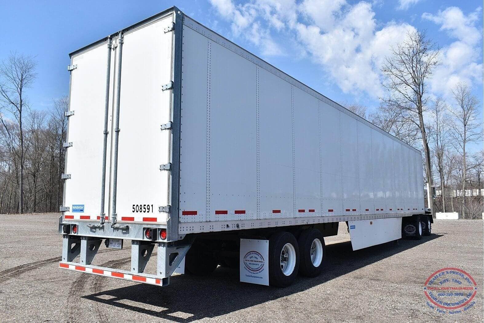 2024 Wabash 53 ft Dry Van Trailer - Swing Door, Spring, Sliding Axle image 2