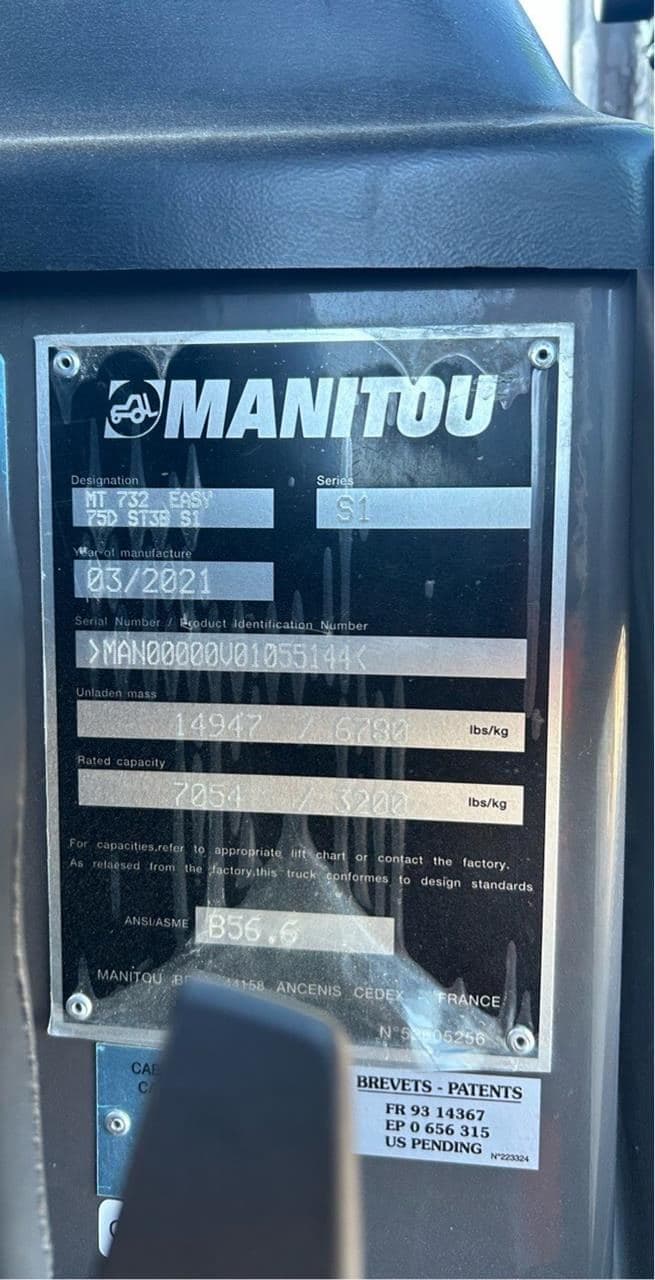 2021 MANITOU MT732 MH5144 image 13
