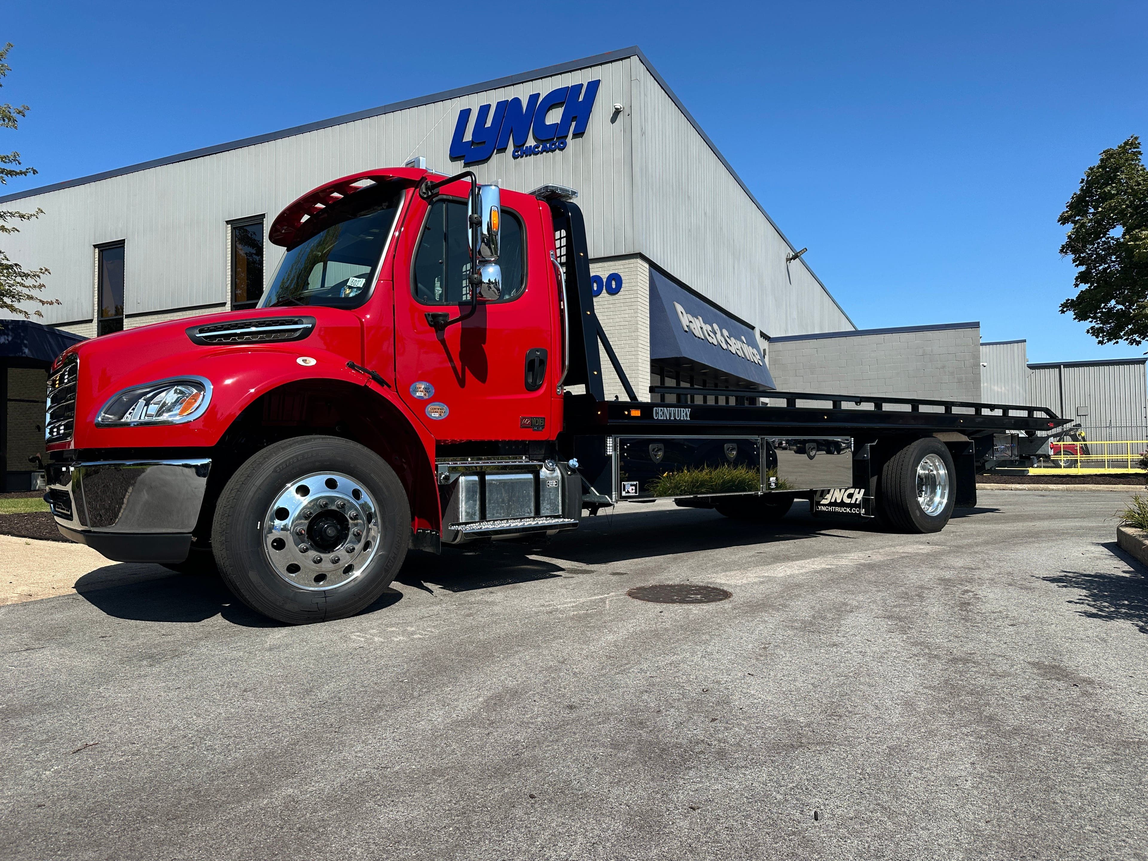 2025 Freightliner M2 106 Medium Duty WITH A CENTURY 24' STEEL CARRIER  (SK#: 6037C) image 1