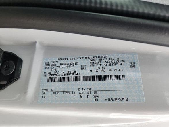 2025 Ford E350 SD image 13