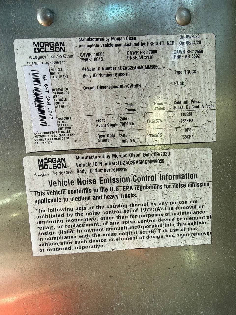 2021 Freightliner MT45 image 7