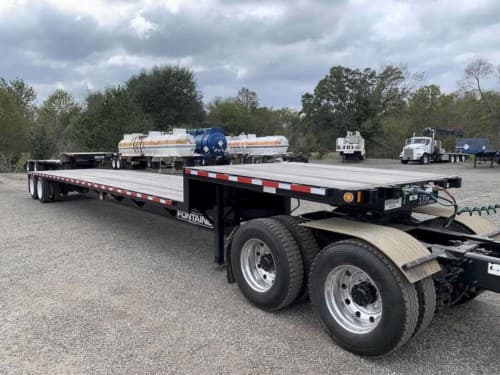 Used 2022 FONTAINE CLOSED TANDEM AXLE DROP DECK Drop Deck in Longview, TX