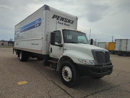 2022 International MV607 Box Truck - 220HP, 6 Speed Automatic, Roll up Door