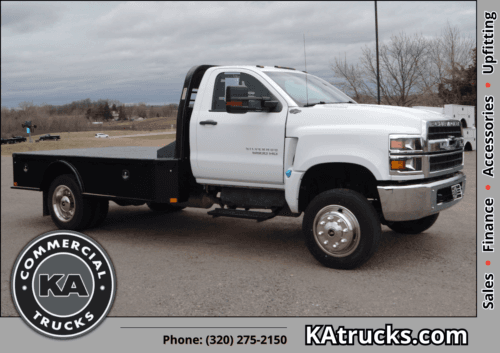 2022 Chevrolet Silverado 5500 - 11ft Flatbed - 4WD 6.6L V8 Duramax