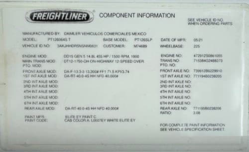 2022 Freightliner Cascadia 126 image 18