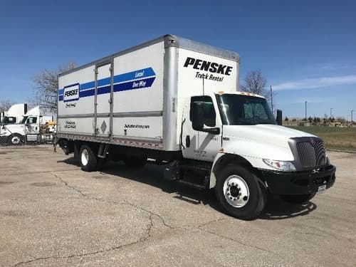 2022 International MV607 Box Truck - 220HP, 6 Speed Automatic, Roll up Door