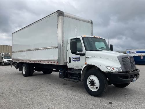 2022 International MV607 Box Truck - 220HP, 6 Speed Automatic, Roll up Door
