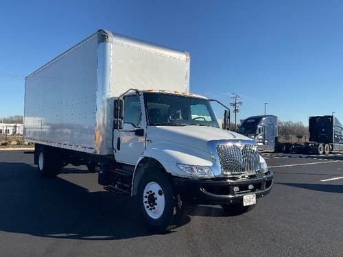 2022 International MV607 Box Truck - 220HP, 6 Speed Automatic, Roll up Door