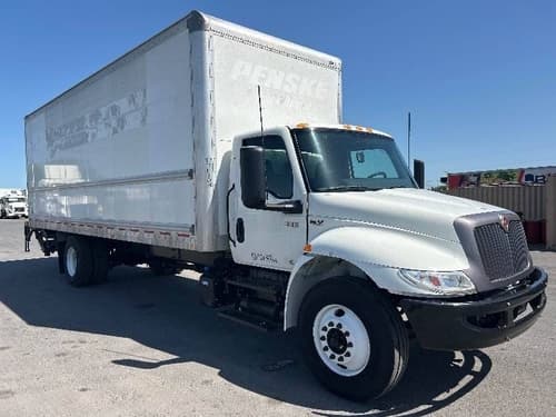 2022 International MV607 Box Truck - 220HP, 6 Speed Automatic, Roll up Door