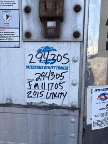 2015 Utility Reefer