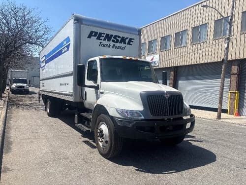 2022 International MV607 Box Truck - 220HP, 6 Speed Automatic, Roll up Door