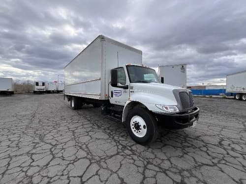 2022 International MV607 Box Truck - 220HP, 6 Speed Automatic, Roll up Door