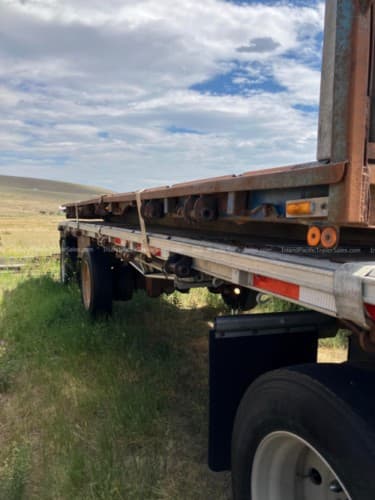 1988 WESTERN ELITE 28' PULL TRAILER + 25' FLAT DECK FOR TRUCK