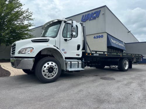 2025 Freightliner M2 106 Medium Duty WITH A CENTURY 21.5' STEEL CARRIER  (SK#: 6254C) 