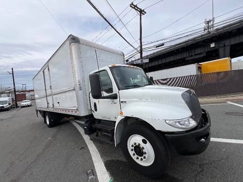 2022 International MV607 Box Truck - 220HP, 6 Speed Automatic, Roll up Door