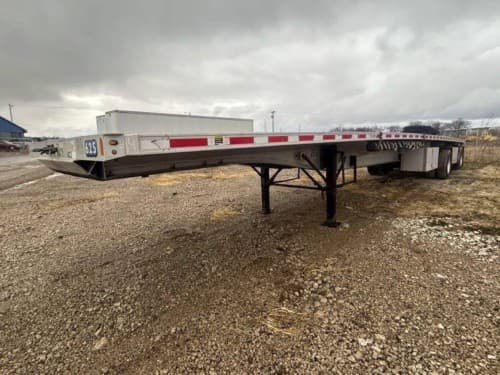 2019 Fontaine 48x102 Aluminum Flatbed Trailer - Air Ride, Spread Axle