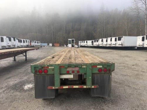 1988 Great Dane 45x96 Steel Flatbed Trailer - Spring, Fixed Axle
