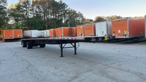 2013 Great Dane 53 ft Flatbed Trailer - Air Ride Suspension