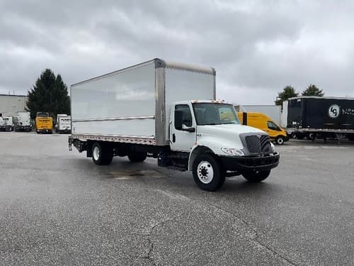 2022 International MV607 Box Truck - 220HP, 6 Speed Automatic, Roll up Door