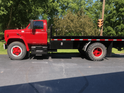 1988 CHEVROLET 16' H.D. FLATBED PLATFORM BODY