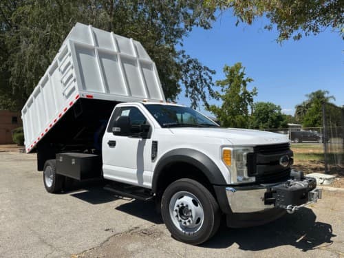 2017 FORD F550 SD 4x4 Chipper Dump Truck  13438
