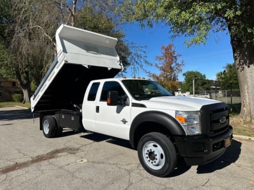 2016 FORD F550 SD 4x4 Extra Cab Gravel Dump Truck 13493
