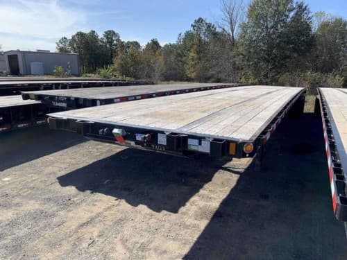 Used 2021 FONTAINE 53' CLOSED SLIDING TANDEM AXLE FLATBED Flatbed Trailer in Longview, TX
