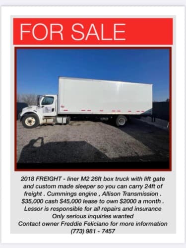 2018 Freightliner M2