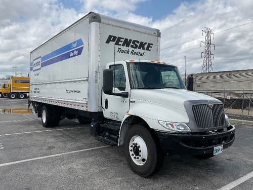 2022 International MV607 Box Truck - 220HP, 6 Speed Automatic, Roll up Door