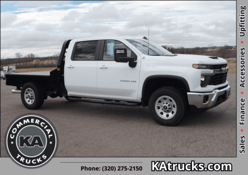 2025 Chevrolet Silverado LT - 8ft Flatbed - 4WD 6.6L V8 Duramax