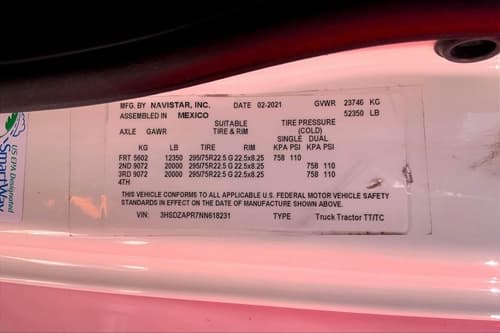 2022 International LT625 Sleeper Semi Truck - 73" Raised Roof Sleeper, Cummins 400HP, 12 Speed image 13