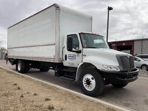 2022 International MV607 Box Truck - 220HP, 6 Speed Automatic, Roll up Door