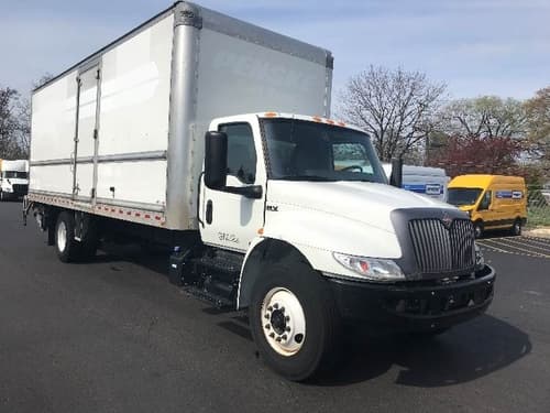 2022 International MV607 Box Truck - 220HP, 6 Speed Automatic, Roll up Door