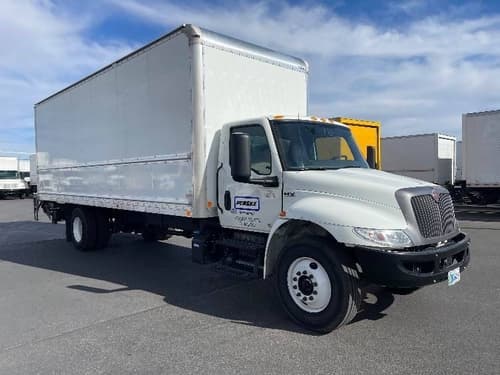 2022 International MV607 Box Truck - 220HP, 6 Speed Automatic, Roll up Door