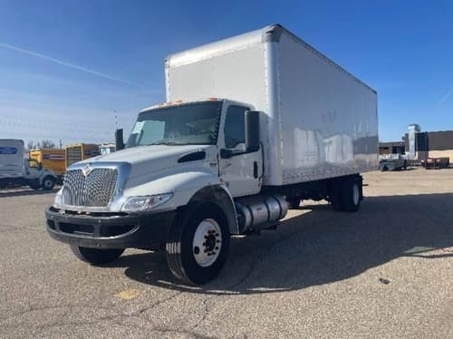 2022 International MV607 Box Truck - 240HP, 6 Speed Automatic, Roll up Door