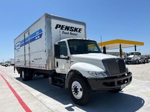 2022 International MV607 Box Truck - 220HP, 6 Speed Automatic, Roll up Door