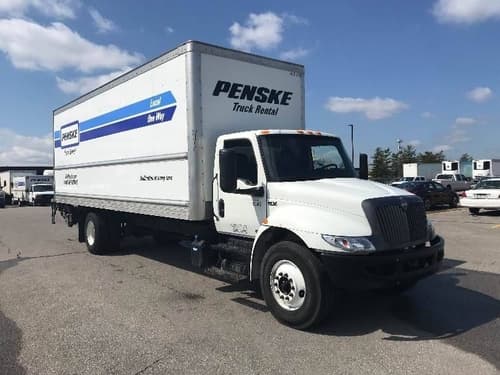 2022 International MV607 Box Truck - 220HP, 6 Speed Automatic, Roll up Door