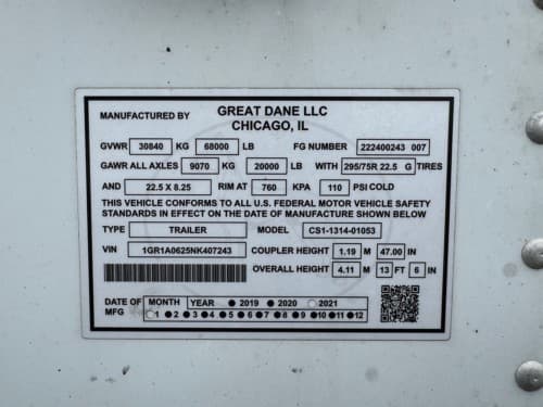 2022 Great Dane Dry Van image 11