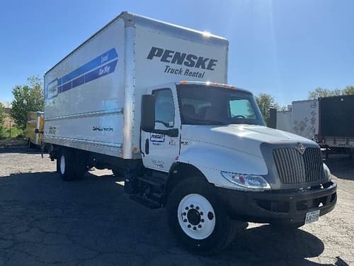 2022 International MV607 Box Truck - 220HP, 6 Speed Automatic, Roll up Door