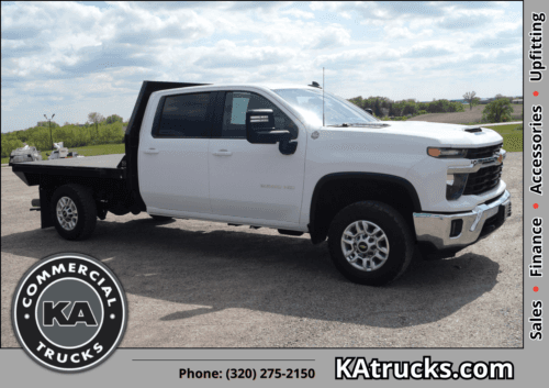 2024 Chevrolet Silverado 2500 LT - 8ft Flatbed - 4WD 6.6L V8 Duramax