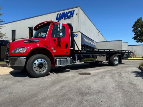 2025 Freightliner M2 106 Medium Duty WITH A CENTURY 24' STEEL CARRIER  (SK#: 6037C)