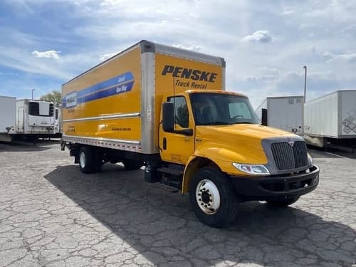 2022 International MV607 Box Truck - 220HP, 6 Speed Automatic, Roll up Door