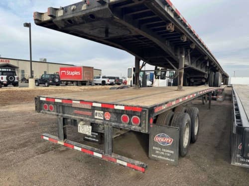 Used 2018 FONTAINE 48' VELOCITY STEEL FLATBED, CLOSED TANDEM, SPRING Flatbed Trailer in Henderson, CO